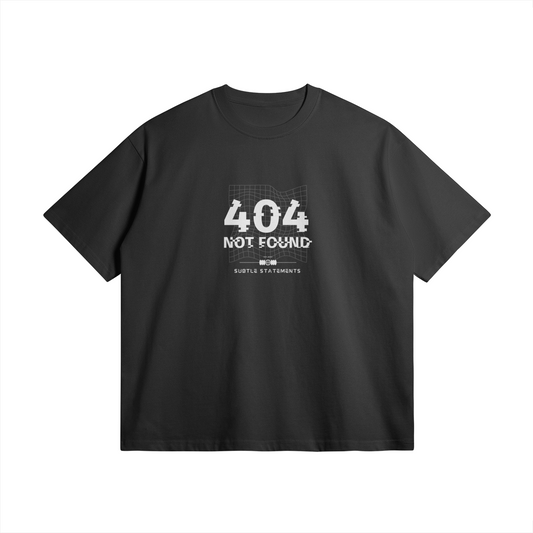 Oversized "404 Not Found" Tee
